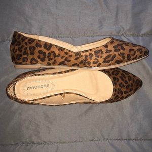 Leopard print flats- new!